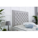 Andalusia Divan Bed Set with Tall Button Headboard and Footboard