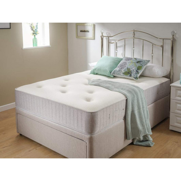 Bamboo Orthopaedic Sprung Divan Bed Set