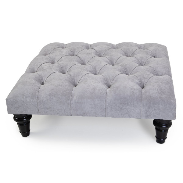 Hampton Chesterfield Upholstered Footstool / Coffee Table